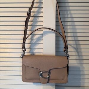 Coach Tabby 26 shoulder bag in light taupe
